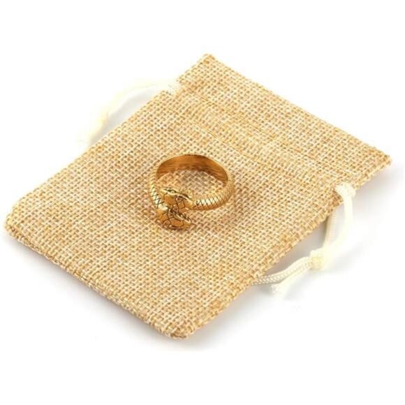 Retro Gothic Snake Ring – Unisex Stainless Steel Animal Jewelry - Picture 6 of 7